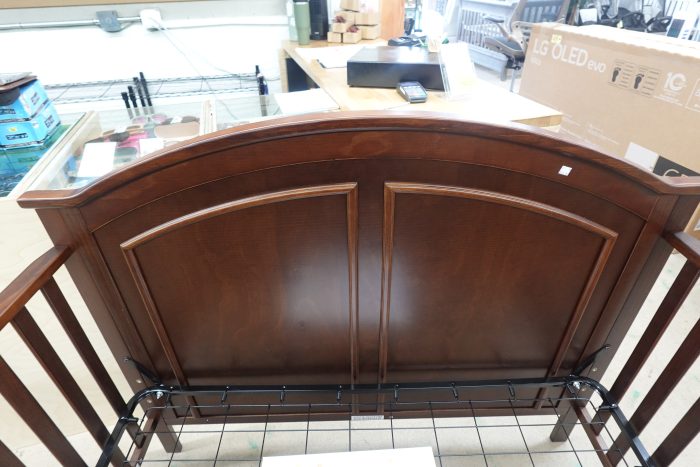 6-in-1 Delta Children Perry Convertible Baby Crib in Walnut Espresso - Image 5