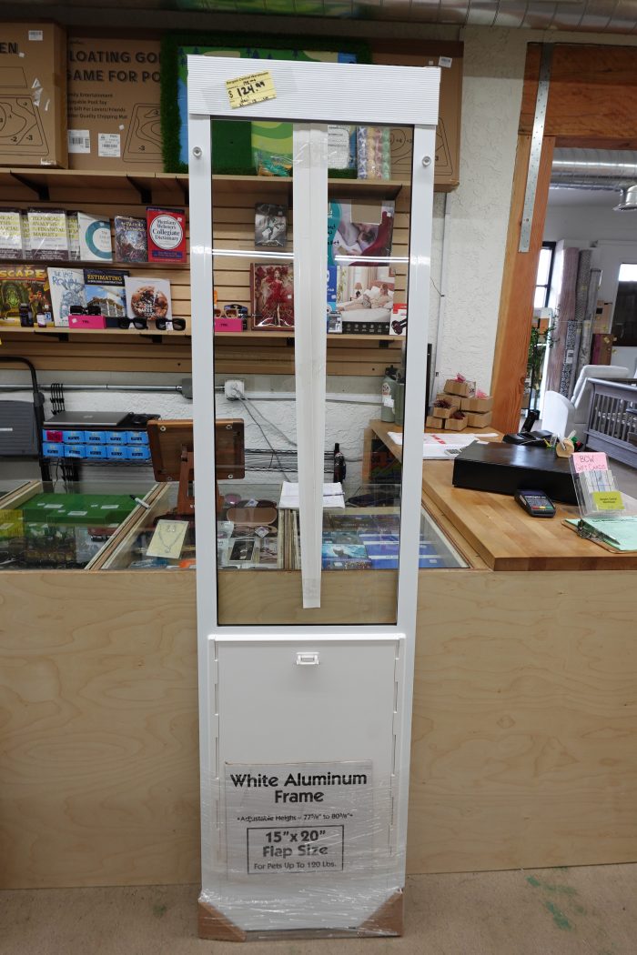 Ideal Pet Adjustable Height 77-5/8" to 80-3/8" Aluminum Pet Patio Door - Image 3