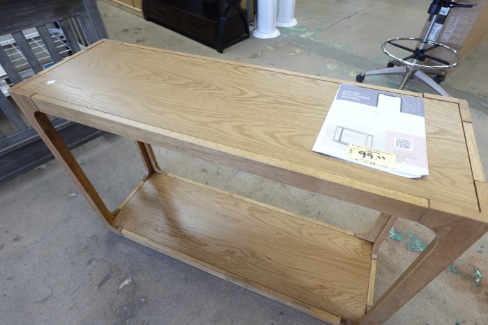 47" My Texas House Haven Console Side Table in Warm Brown - Image 3