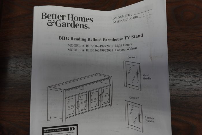 BH&G Farmhouse TV Stand / Entertainment Center for TVs up to 65" - Image 12