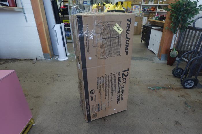 12' Sportspower TruJump Kids Trampoline with Safety Enclosure - Image 5