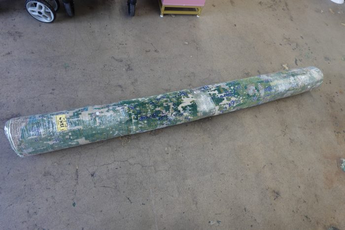 8' X 10' SAFAVIEH Madison Candelario Abstract Green / Turquoise Area Rug - Image 2