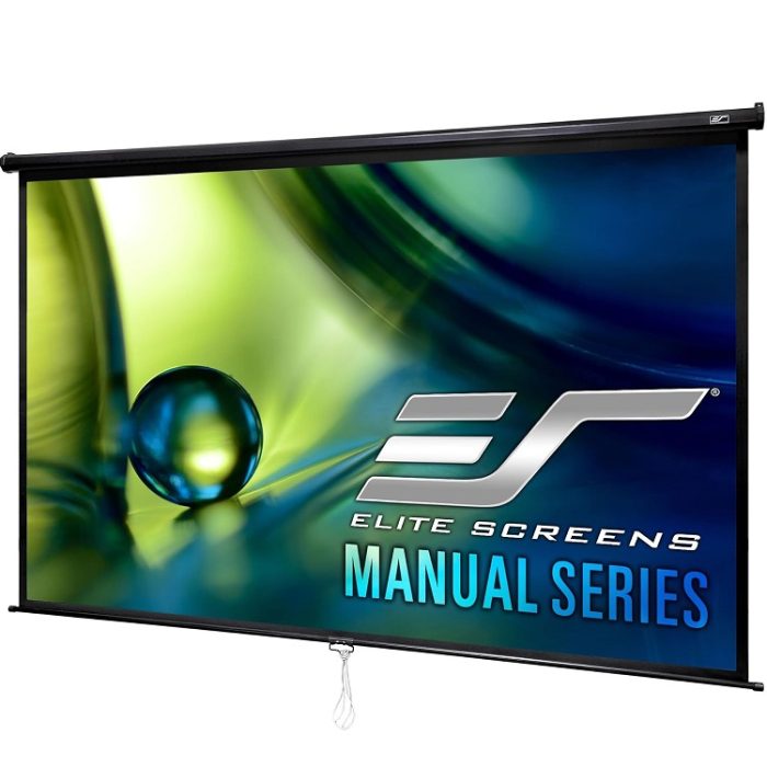 Elite Screens Manual Series 120-INCH 16:9, Pull Down Manual Projector Screen M120UWH2