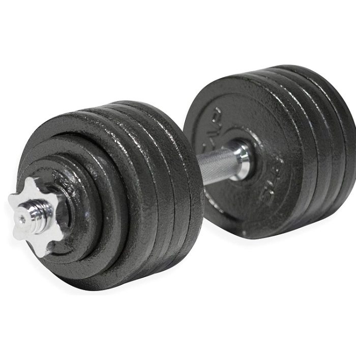 CAP Barbell 52.5 lb Single Adjustable Dumbbell Weight Plate Set