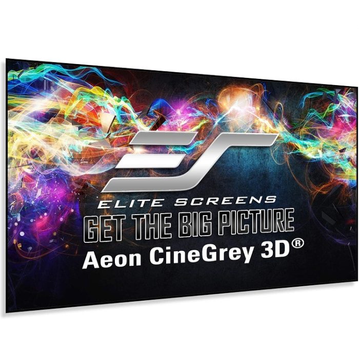 Elite Screens 150 inch CLR/ALR Projector Screen 16:9 4K Aeon CineGrey 3D AR150DHD3