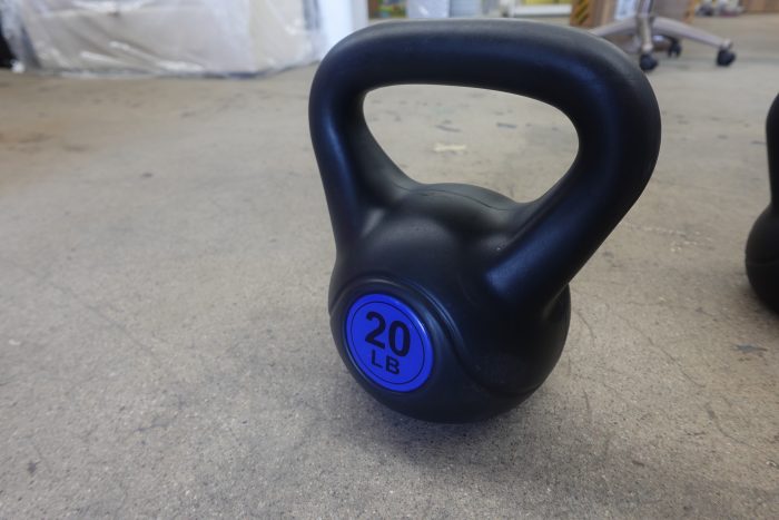 3 Pc BalanceFrom Wide Grip Kettlebell Weight Set 10lb, 15lb, 20lb - Image 5