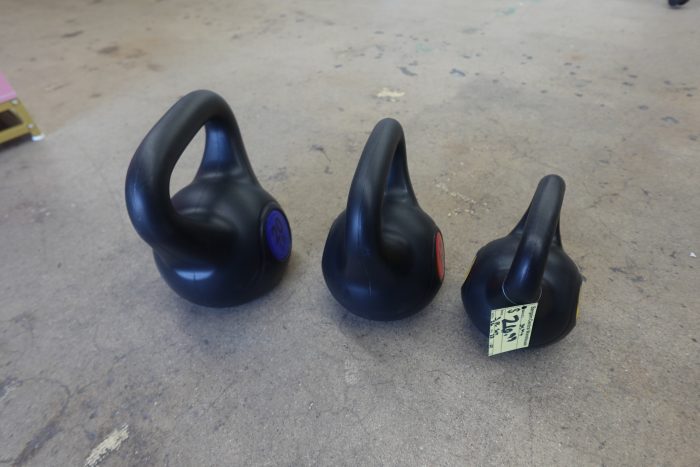 3 Pc BalanceFrom Wide Grip Kettlebell Weight Set 10lb, 15lb, 20lb - Image 6
