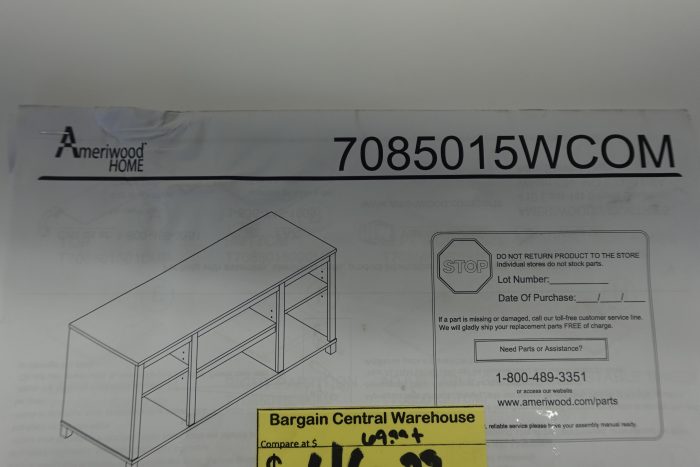 Mainstays Parsons TV Stand / Entertainment Center for TVs up to 50" - Image 8