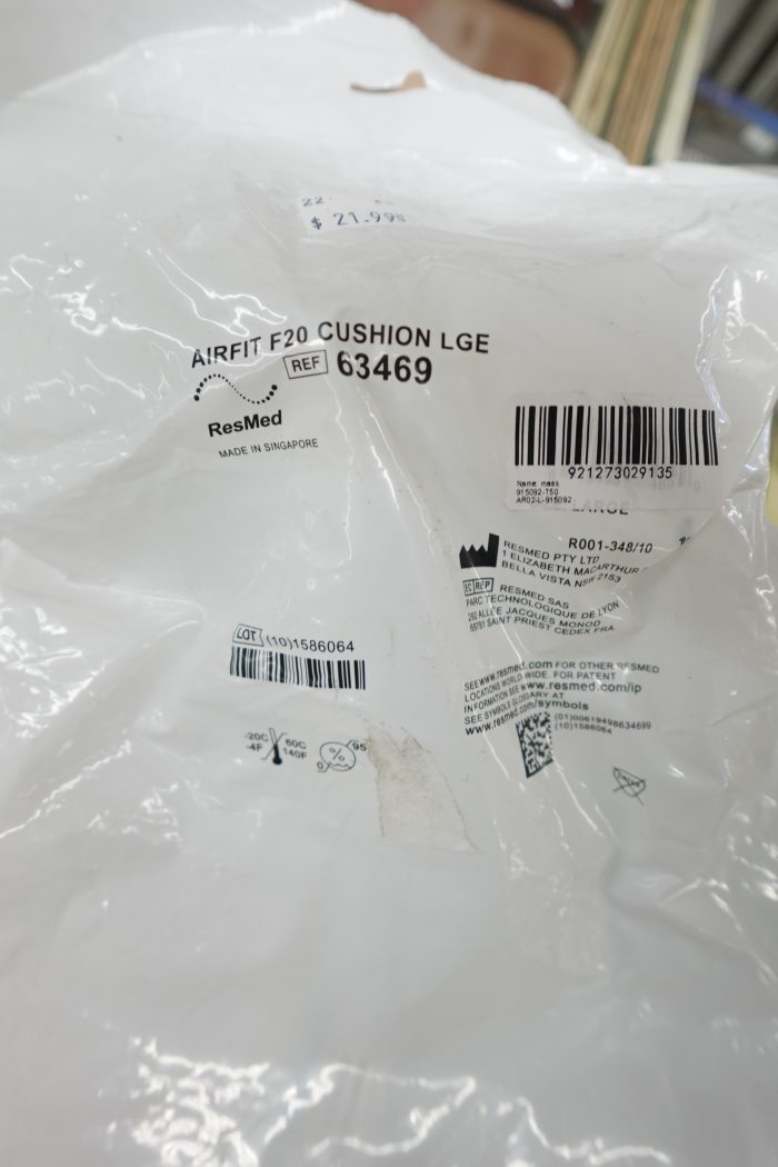 Large ResMed AirFit F20 Full Face CPAP Mask Cushion Replacement - Image 3