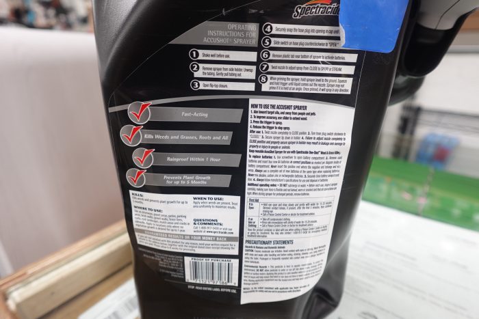 1 Gallon Spectracide One-Shot Weed & Grass Killer with AccuShot Sprayer - Image 6