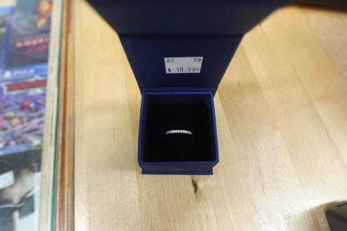 Size 5 SFTING Sterling Silver Halo Wedding Ring Set for Women - Image 4