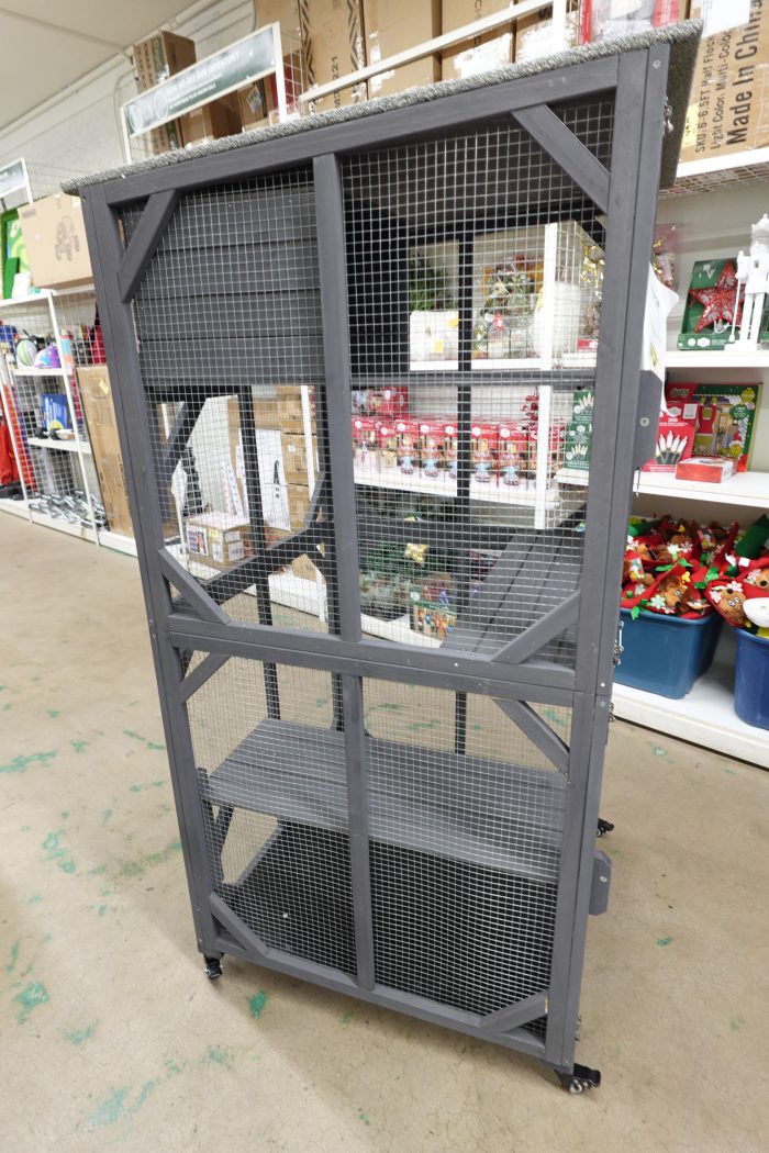 3-Tier VEVOR Outdoor Cat Playpen / Catio with Wheels, Windows and Doors - Image 4