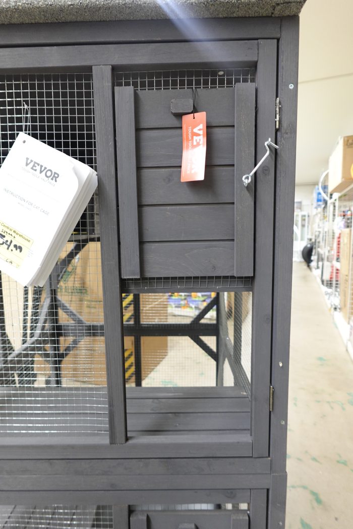 3-Tier VEVOR Outdoor Cat Playpen / Catio with Wheels, Windows and Doors - Image 7