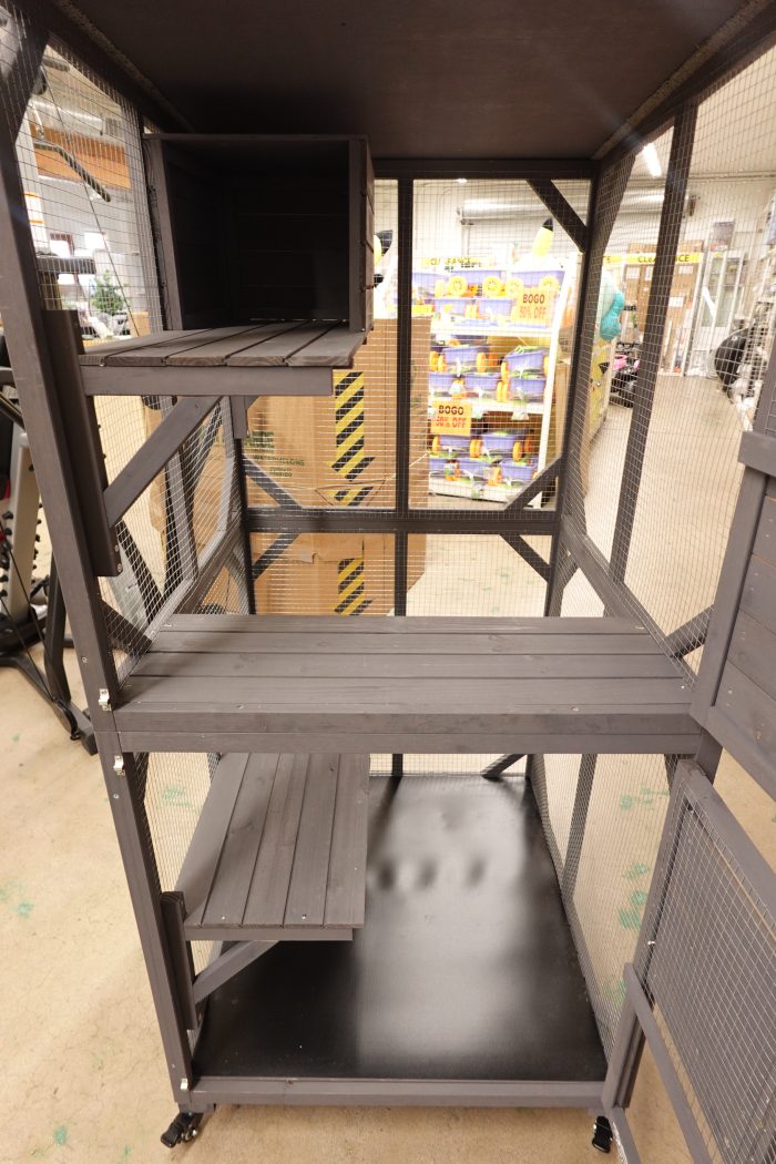 3-Tier VEVOR Outdoor Cat Playpen / Catio with Wheels, Windows and Doors - Image 10