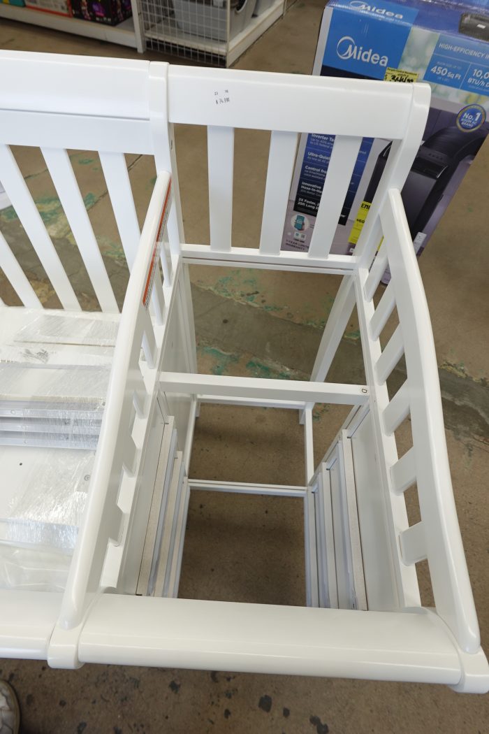 Dream On Me Jayden 4-in-1 Mini Baby Nursery Crib / Changer in White w/ Mattress - Image 8