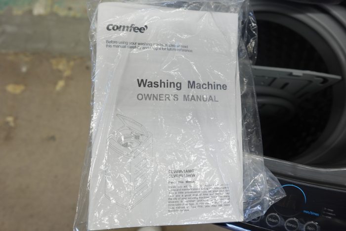Comfee 0.9 cu.ft Portable Washer / Washing Machine with LED Display in Gray - Image 9