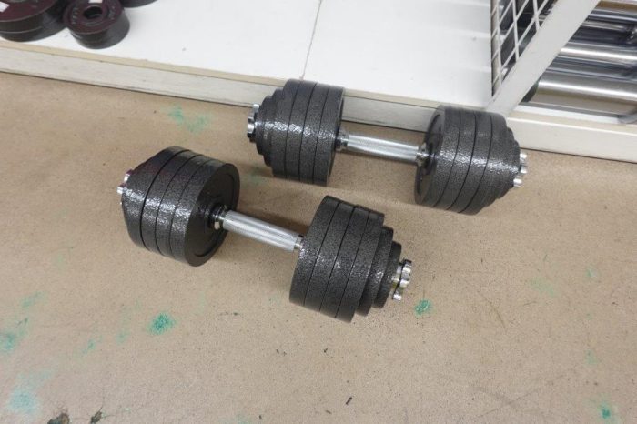 CAP Barbell 52.5 lb Single Adjustable Dumbbell Weight Plate Set - Image 3