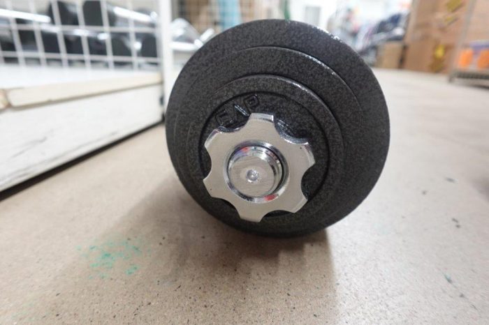 CAP Barbell 52.5 lb Single Adjustable Dumbbell Weight Plate Set - Image 8