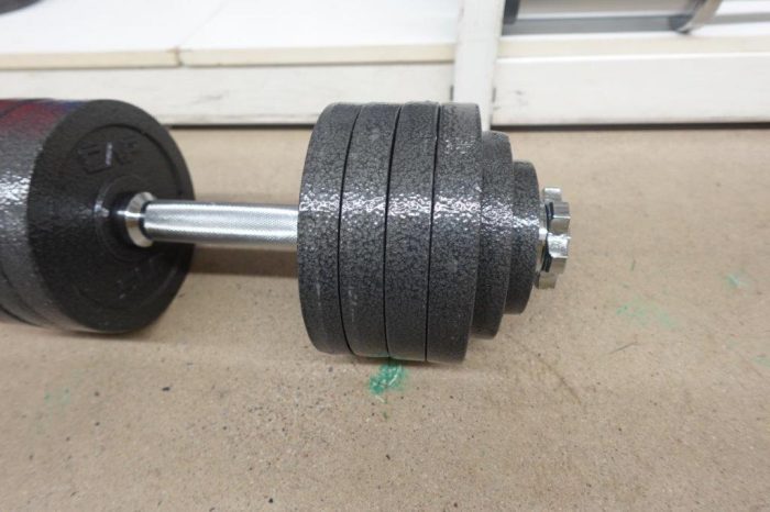 CAP Barbell 52.5 lb Single Adjustable Dumbbell Weight Plate Set - Image 4