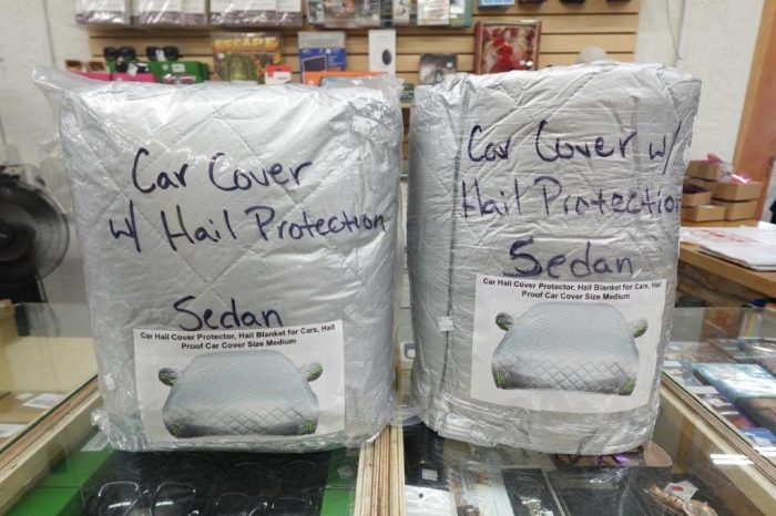 Hail Protector Car Cover for Sedan/SUV/MPV Padded Snowproof Waterproof Windproof Sun UV Protection - Image 2