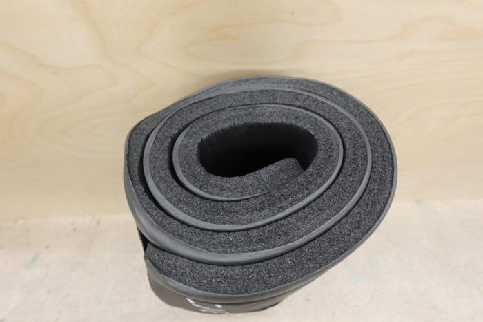 CAP High Density 1" Thick Exercise Mat with Carry Strap in Black - Image 7
