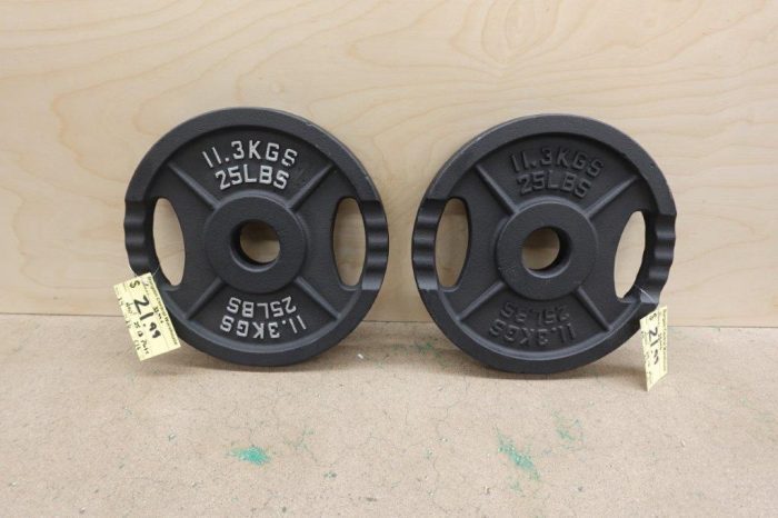BalanceFrom Cast Iron Weight Plate 25 lb (Single) - Image 2