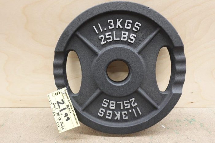 BalanceFrom Cast Iron Weight Plate 25 lb (Single) - Image 3
