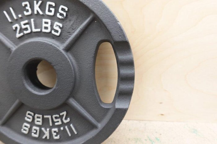 BalanceFrom Cast Iron Weight Plate 25 lb (Single) - Image 4