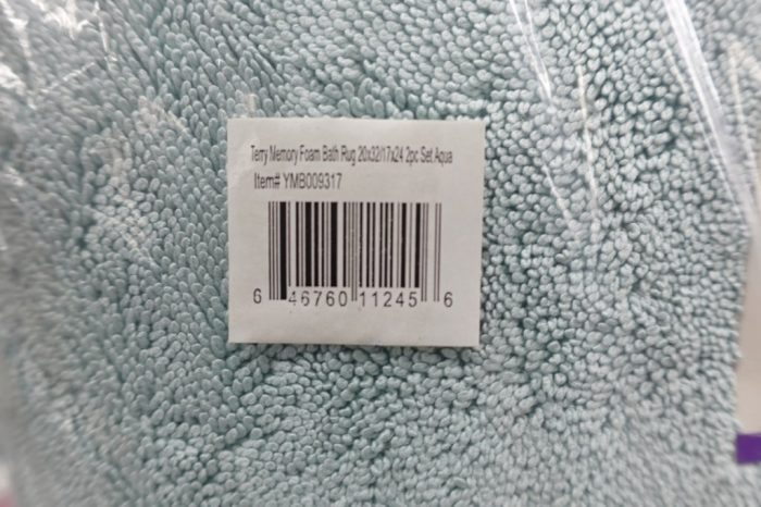 Oliver Brown Solid Print Traditional Bath Rugs in Blue - 17" x 24" 2-Pieces - Image 5