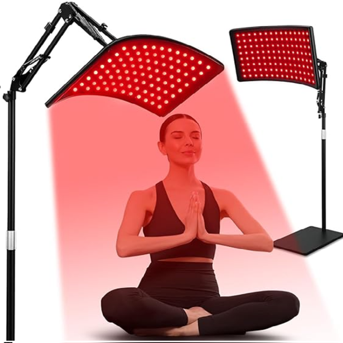 Red Infrared Light Therapy Lamp with Stand Led 660nm Device for Body