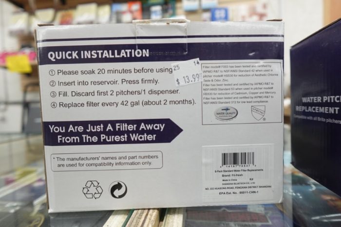 Fil-fresh BPA Filter Replacements for Brita Water Pitchers and Dispensers (6 Pack) - Image 5