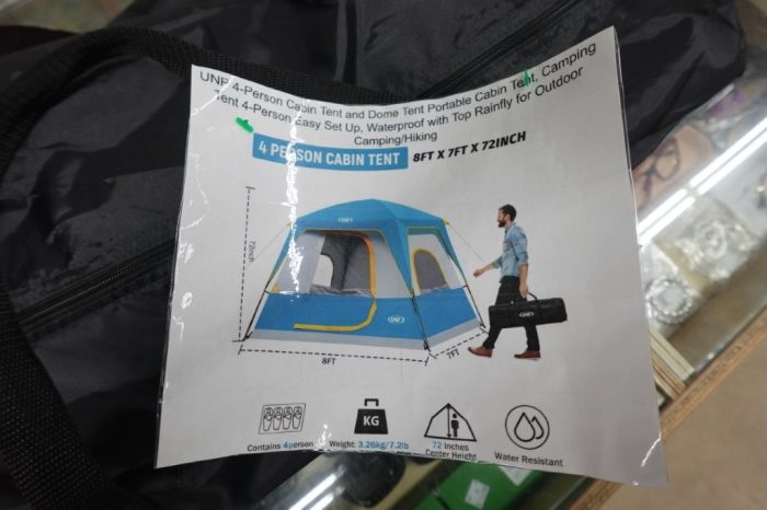 UNP 4-Person Portable Waterproof Tent for Outdoor Camping/Hiking - Image 4