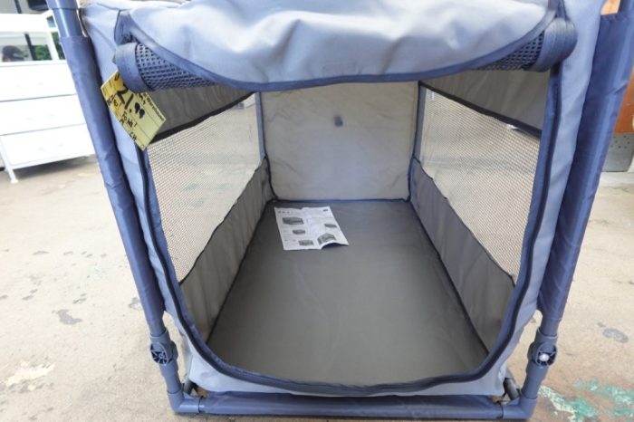 Sport Pet Designs Portable Folding Dog Kennel Holder in Gray Size Large - Image 7