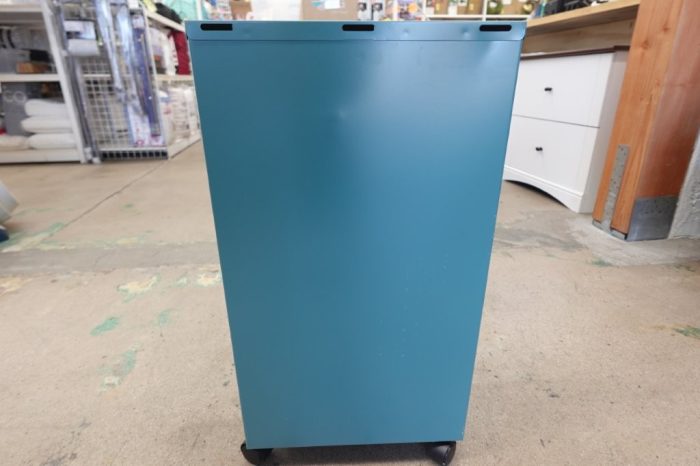 Space Solutions 18" Deep 2 Drawer Mobile Letter Vertical File Cabinet in Teal - Image 8