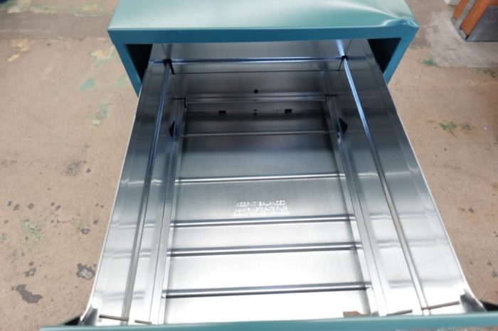 Space Solutions 18" Deep 2 Drawer Mobile Letter Vertical File Cabinet in Teal - Image 6