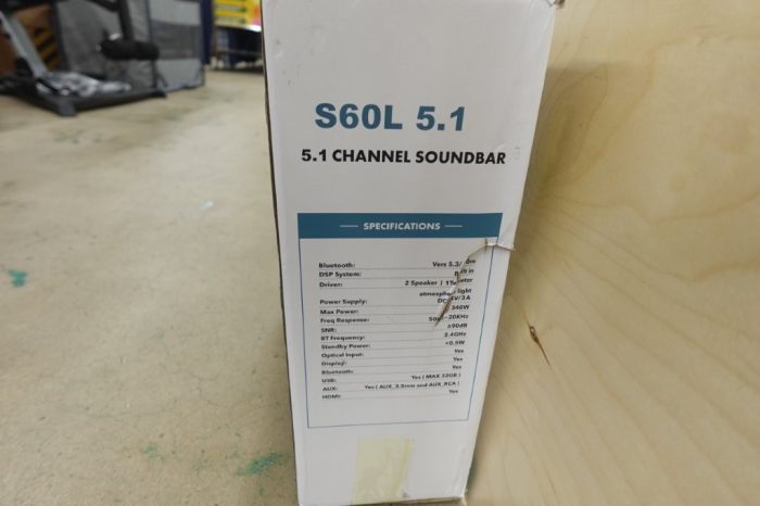 VEAT00L S60L 5.1ch Sound Bars with Subwoofer and 3D + Rear Surround Speakers - Image 6