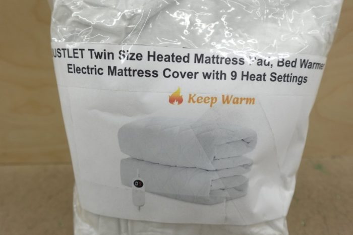 JUSTLET Twin Size Heated Mattress Pad Bed Warmer Electric Mattress Cover - Image 4