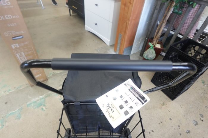 Folding Shopping Cart Grocery Utility Cart with Rolling Swivel Wheels and Bag - Image 7