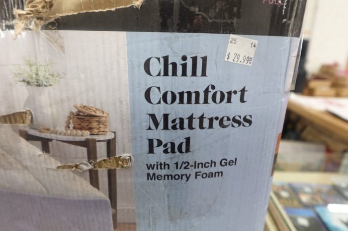 Allswell Washable Gel Memory Foam Chill Comfort Mattress Pad Size Full - Image 3