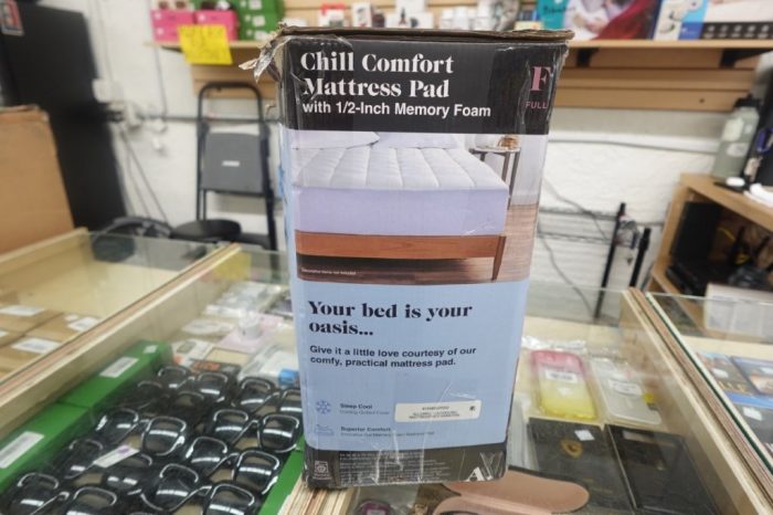 Allswell Washable Gel Memory Foam Chill Comfort Mattress Pad Size Full - Image 4