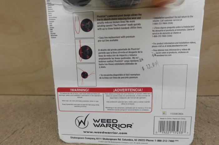 Weed Warrior® Pivotrim X3 Replacement Fixed Line High Impact Trimmer Head - Image 5