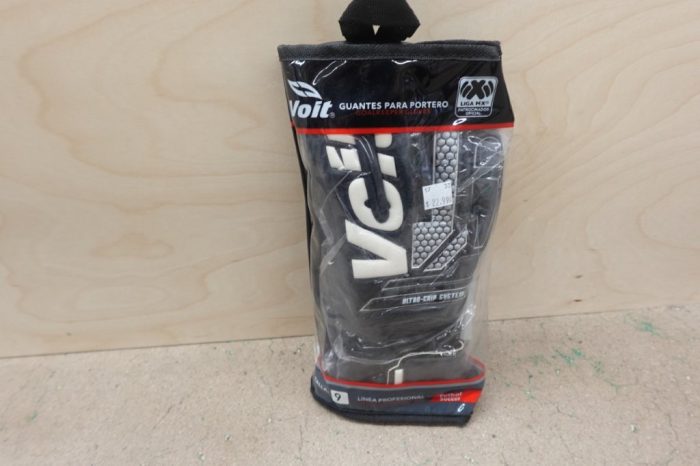Goalkeeper Soccer Gloves No. 9 Voit Snakebite in Black - Image 2