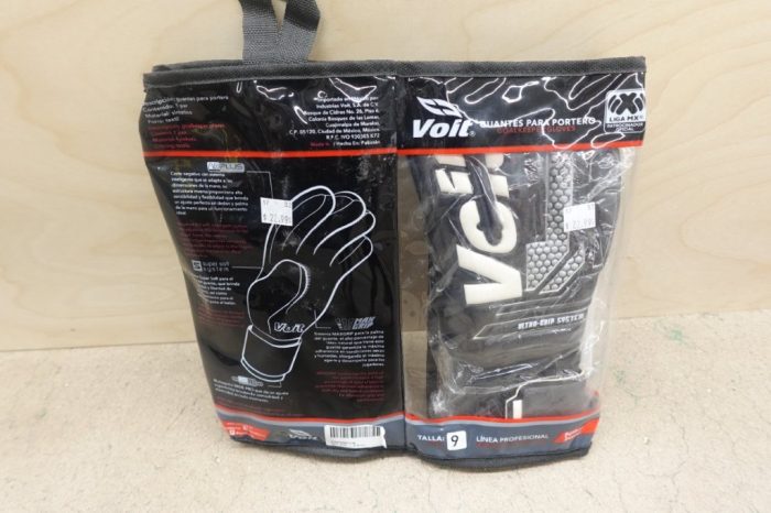 Goalkeeper Soccer Gloves No. 9 Voit Snakebite in Black - Image 3