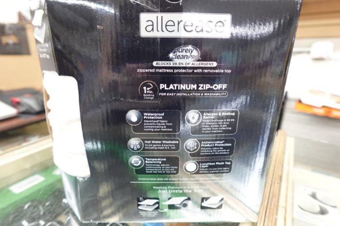 AllerEase Platinum Mattress Cover Protector Queen - ZipOff Top and Waterproof - Image 4