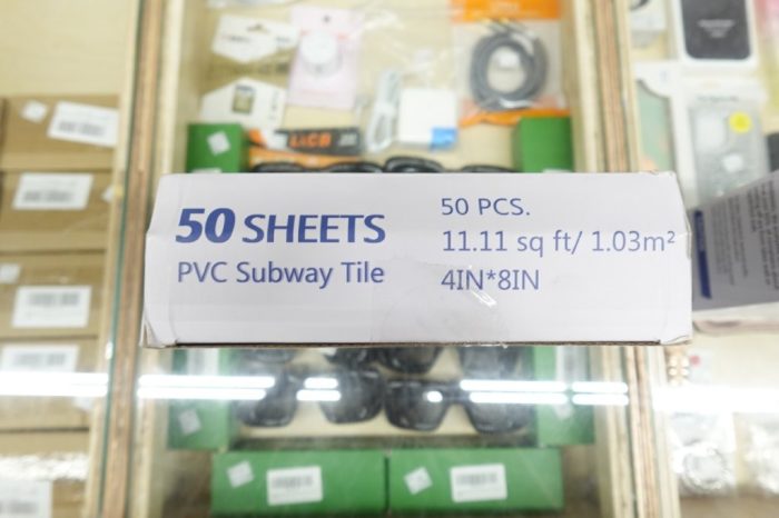 50-Pieces Thick PVC Subway Tile 4"x 8" Peel and Stick Backsplash Wall Tiles - Image 3