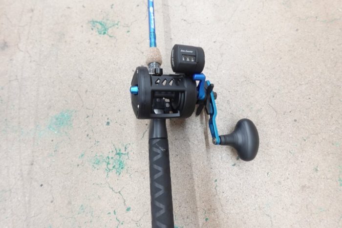 Eagle Claw Featherlight 7'6" Trolling Combo - Level Wind Line Counter Trolling Reel - Image 3