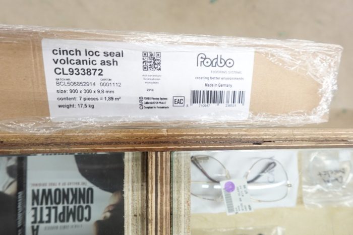 Forbo Flooring Marmoleum Cinch Loc Seal Laminate Panel in Volcanic Ash - Image 5