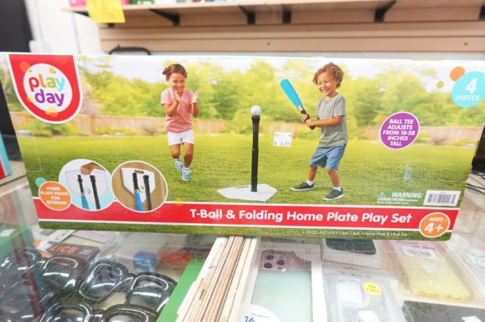 Play Day T-Ball Plate Sports Equipment Set 1 With Bat a Tee & Ball Unisex Ages 4+ - Image 6