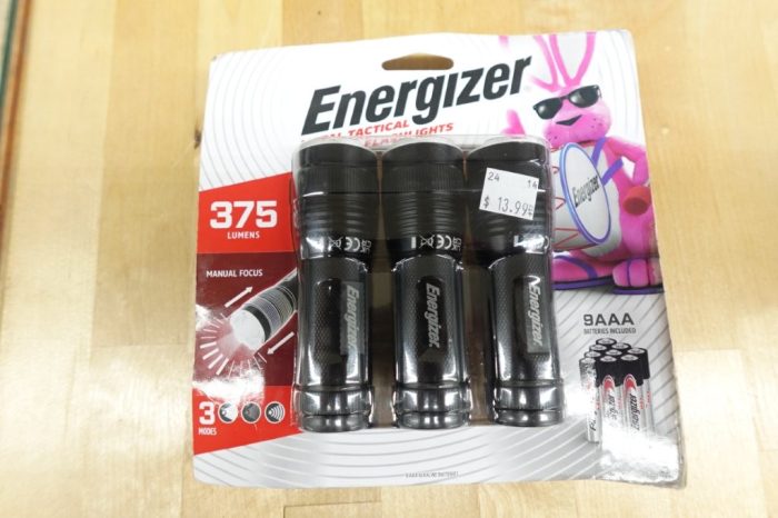 Energizer Tactical Flashlights Durable Metal LED With Batteries - 3 in a Pack - Image 3