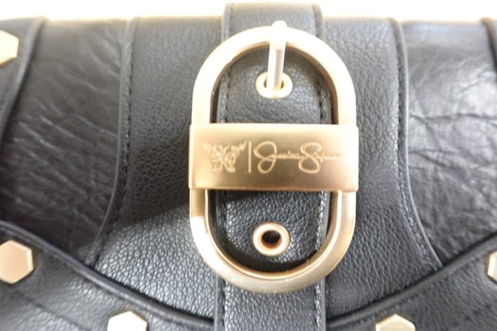 Jessica Simpson Women's Courtney Faux Leather Flap Handbag - Meteorite - Image 3